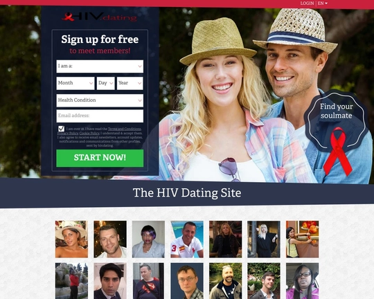 HIV.dating Logo