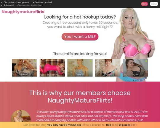 Naughtymatureflirts.com Logo